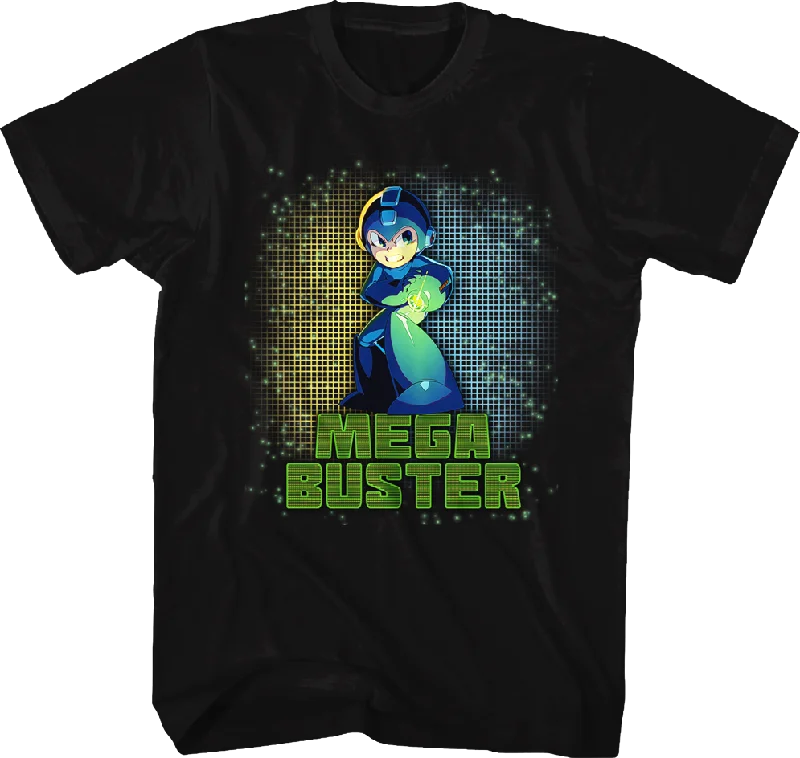 Men's active lifestyle t-shirt-Mega Man Mega Buster T-Shirt