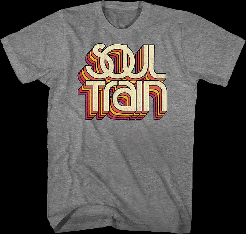 Men's ultra-breathable gym t-shirt-Soul Funk Disco Me Soul Train T-Shirt