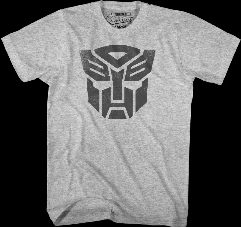 Men's premium workout t-shirt-Distressed Autobots Logo Transformers T-Shirt