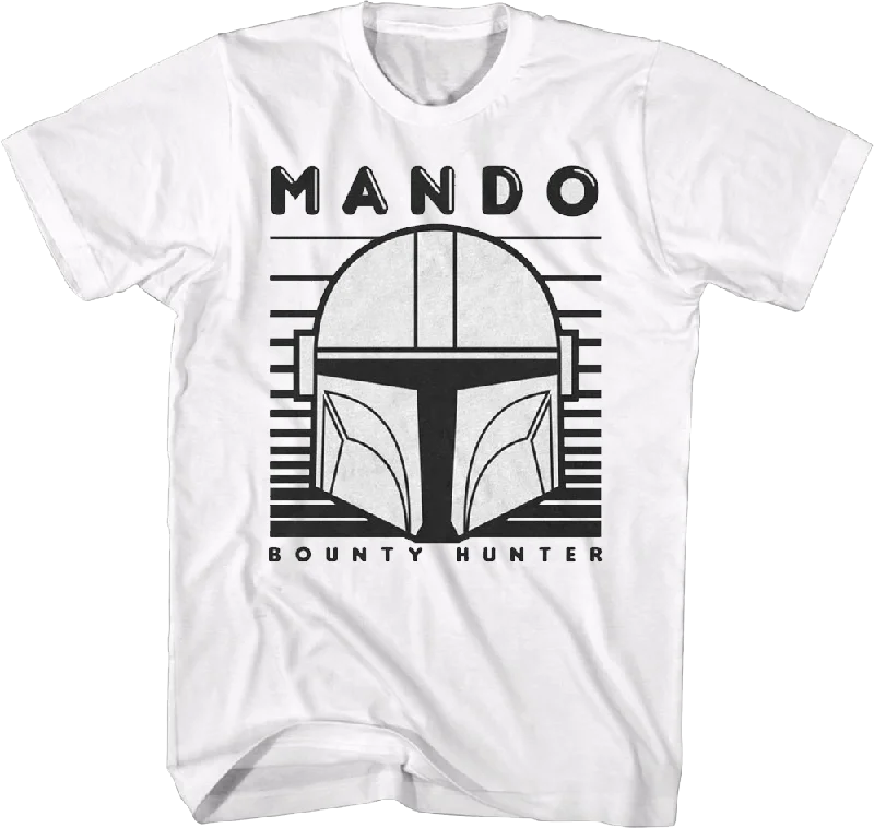 Men's ultra-breathable gym t-shirt-Mando Helmet The Mandalorian Star Wars T-Shirt