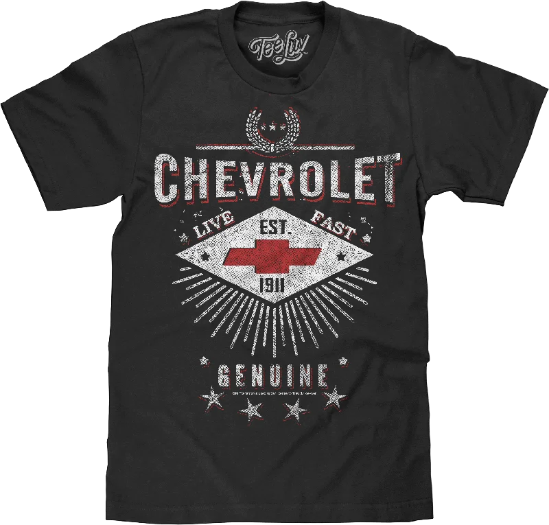 Men's ultra-breathable gym t-shirt-Live Fast Chevrolet T-Shirt