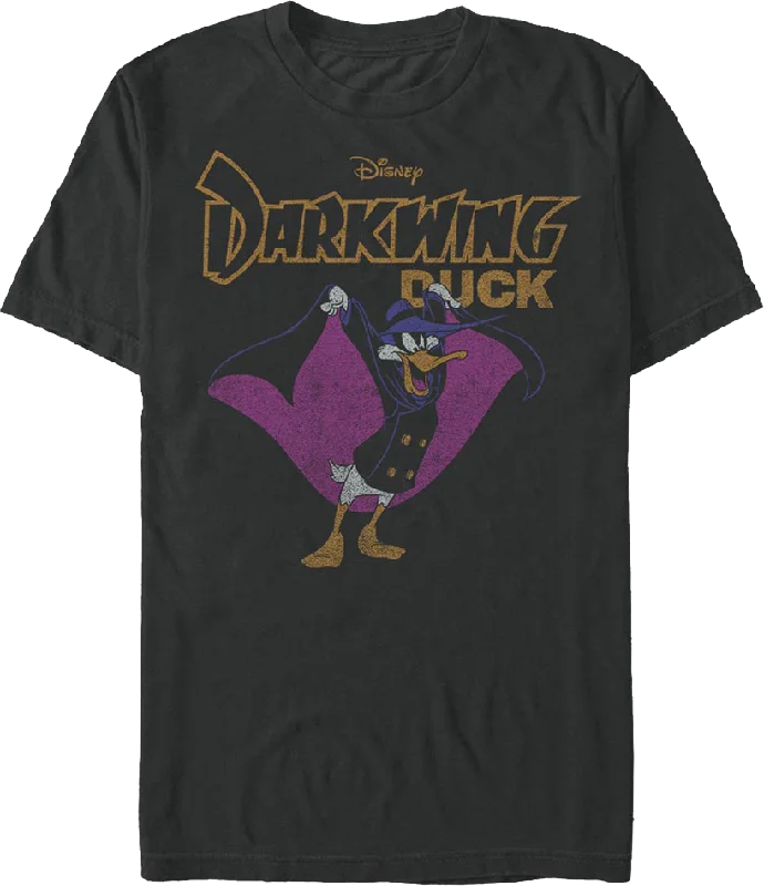 Men's sustainable athletic t-shirt-Flapping Darkwing Duck T-Shirt