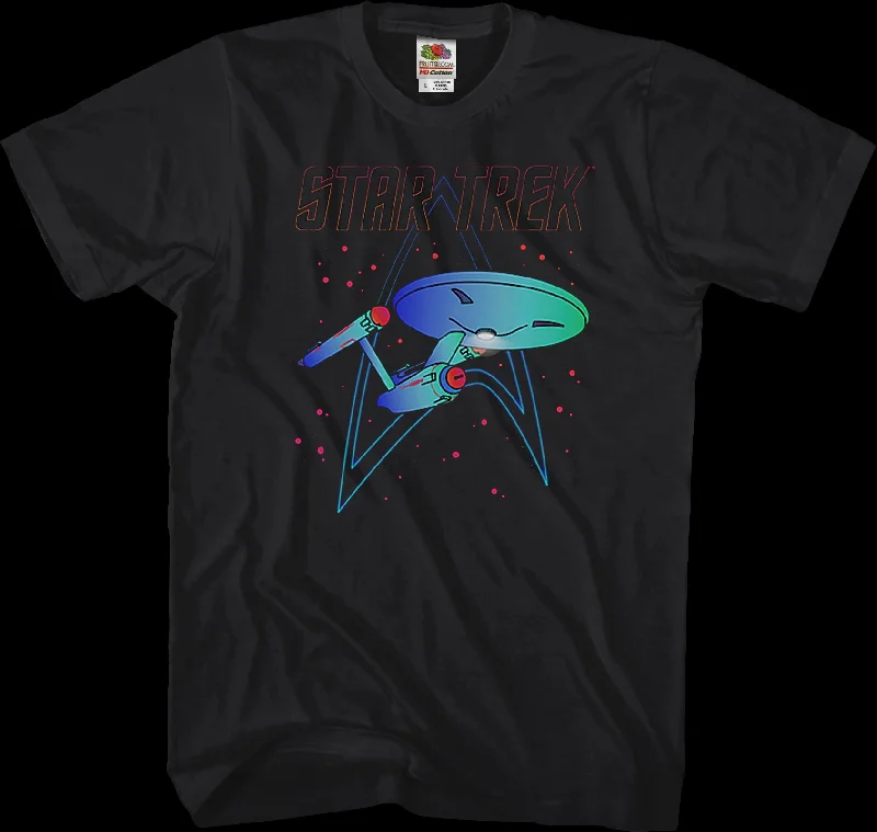 Men's summer fitness t-shirt-USS Enterprise Star Trek T-Shirt