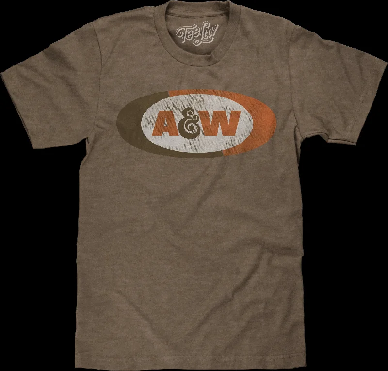 Men's workout-ready athletic t-shirt-Retro Logo A&W T-Shirt