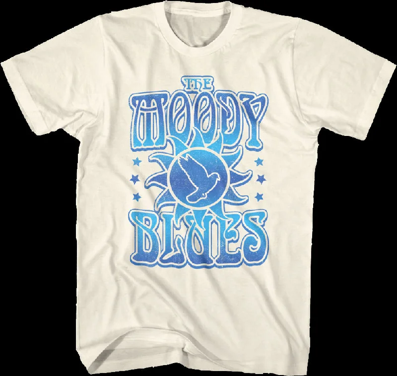 Men's casual athletic wear t-shirt-Bird And Sun Moody Blues T-Shirt