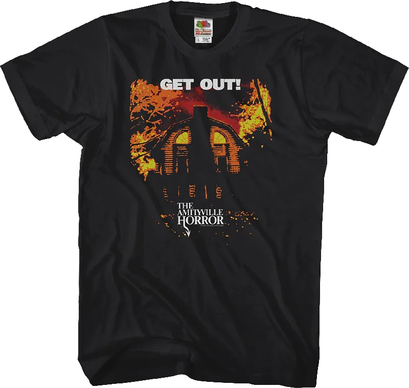 Men's breathable performance t-shirt-Get Out Amityville Horror T-Shirt