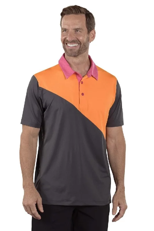 Men's gym performance casual wear polo shirt-Men's performance sports t-shirt-Rick Slate/Rebel Polo - FINAL SALE