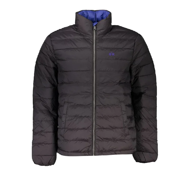 Men's utility jacket-Men's workout-ready athletic t-shirt-La Martina  Polyamide Men's Jacket