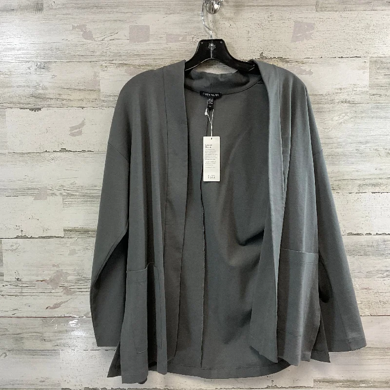 Men's reversible jacket-Men's versatile fitness t-shirt-Jacket Other By Eileen Fisher In Grey, Size: S