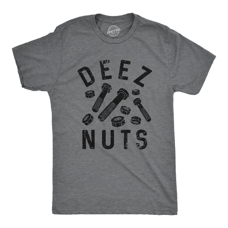 Men's relaxed fit performance t-shirt-Deez Nuts (And Bolts) Men's T Shirt