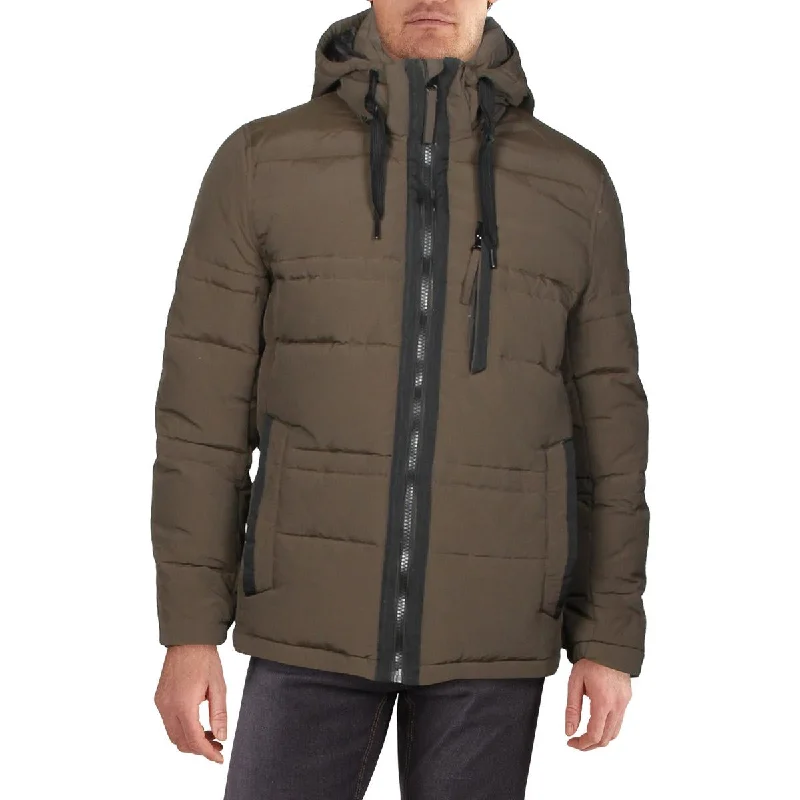 Men's everyday jacket-Men's performance sports t-shirt-Huxley Mens Winter Down Puffer Coat