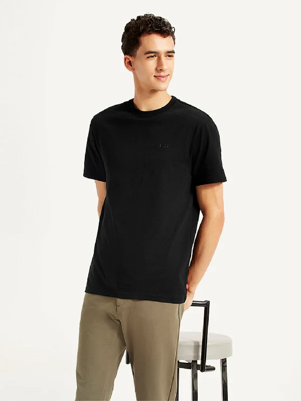 Men's performance sports t-shirt-Men's Solid Slim Fit T-shirt