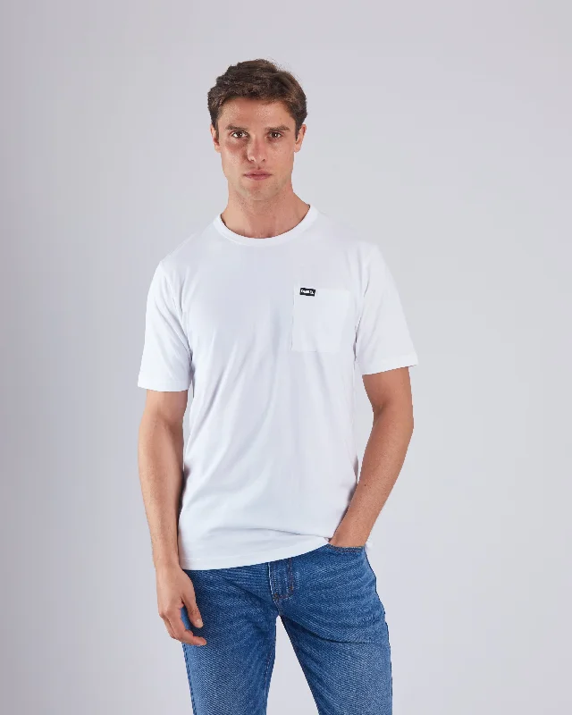 Men's premium workout t-shirt-Pierre Tee Dove White