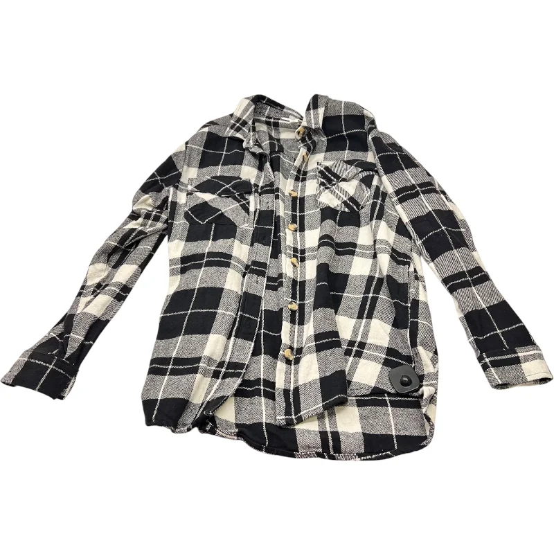 Men's regular fit jacket-Men's versatile fitness t-shirt-Jacket Shirt By Beachlunchlounge In Plaid Pattern, Size: Xs