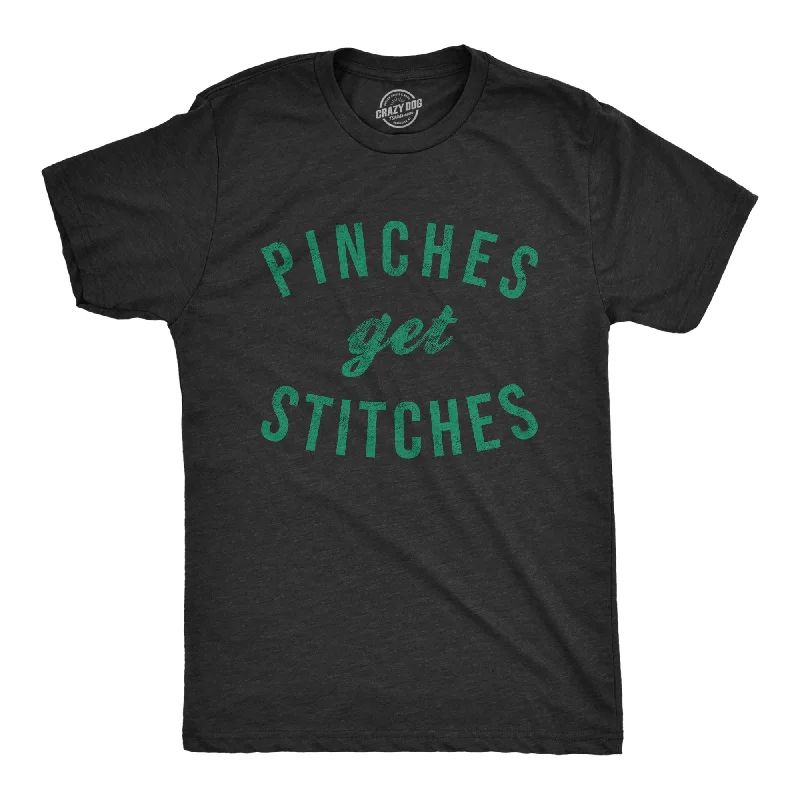 Men's performance sports t-shirt-Pinches Get Stitches Men's T Shirt