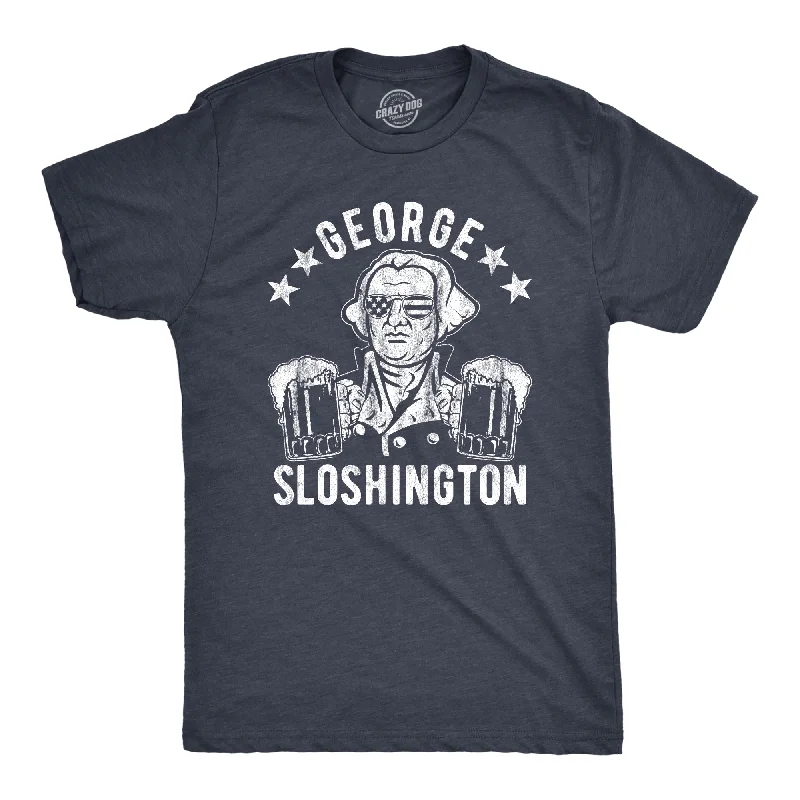 Men's fashion-forward activewear t-shirt-George Sloshington Men's T Shirt