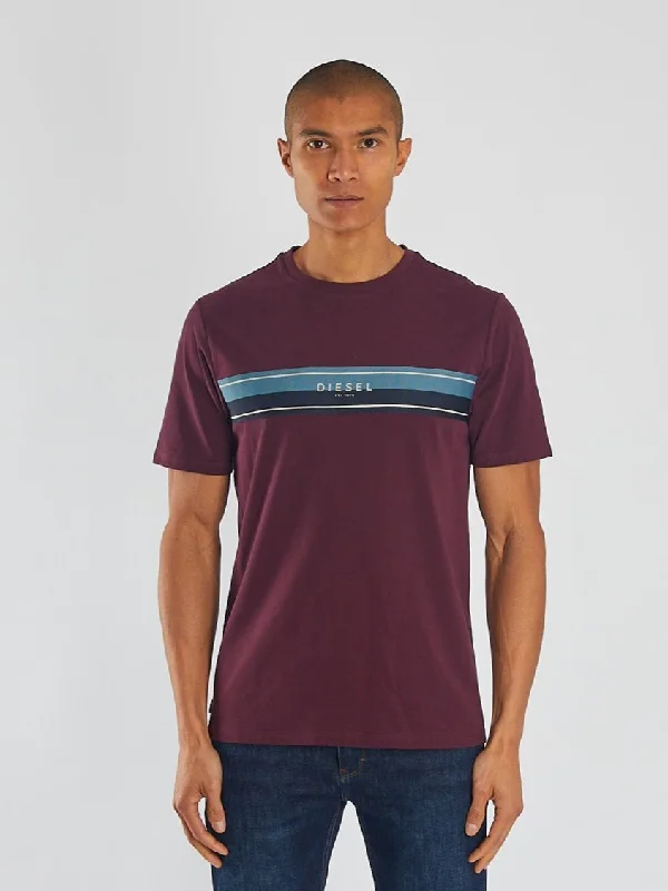 Men's sustainable athletic t-shirt-Tyler Tee Wine Port