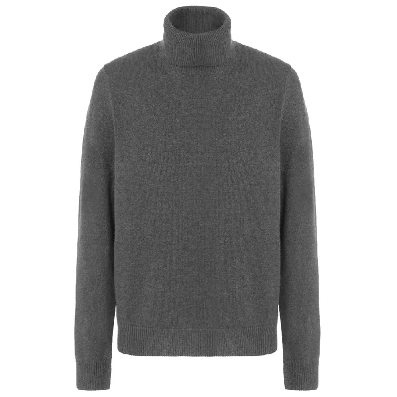 Men's utility knit-Men's durable sports t-shirt-Malo Wool Men's Turtleneck Men's Sweater