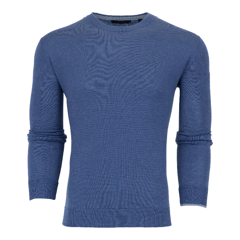 Men's reversible sweater-Men's breathable performance t-shirt-Napeague Crewneck Sweater