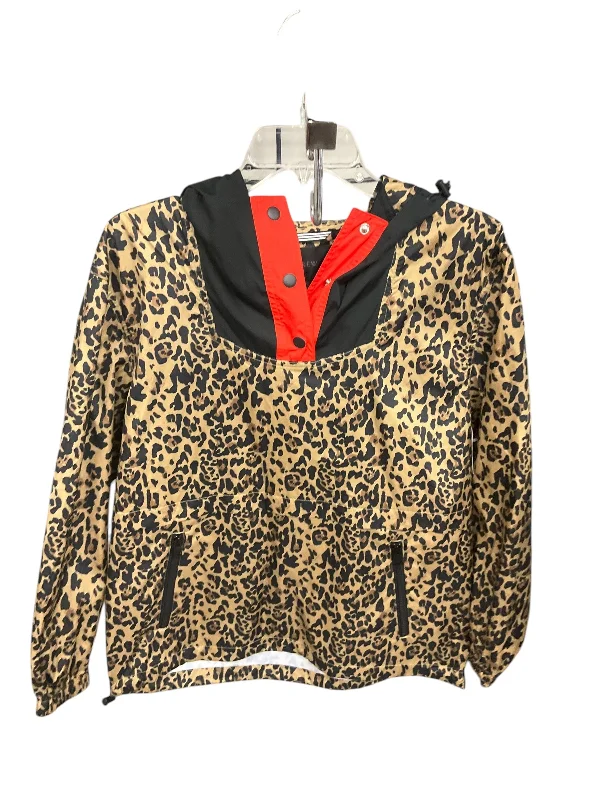 Men's custom jacket-Men's workout-ready athletic t-shirt-Jacket Windbreaker By J. Crew In Animal Print, Size: Xs