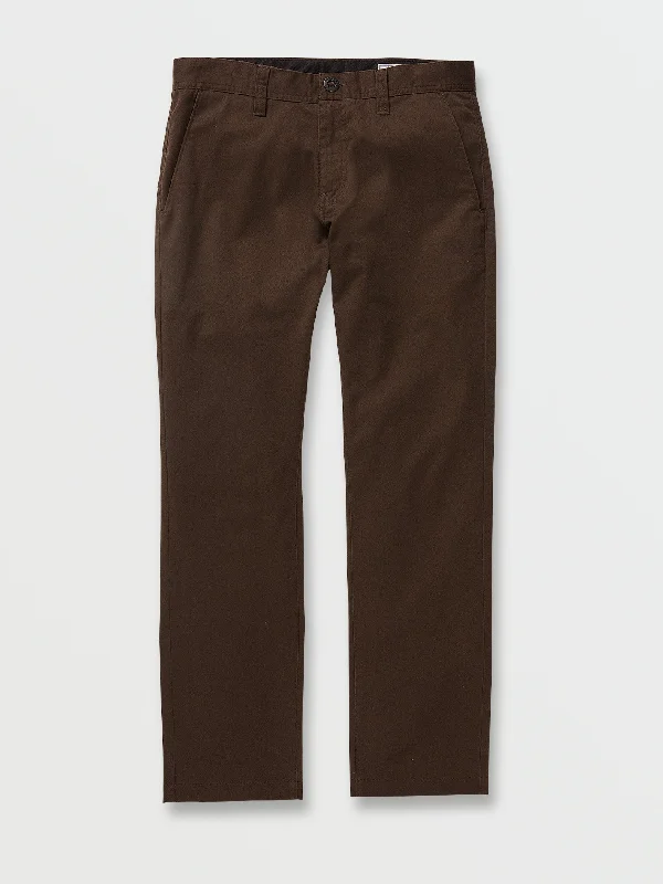 Men's adventure pants-Men's quick-dry athletic t-shirt-Frickin Modern Stretch Pants - Dark Brown