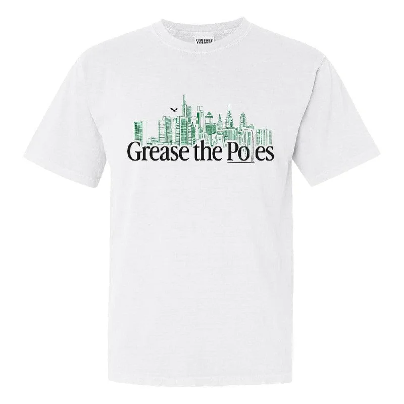 Men's casual athletic wear t-shirt-Grease The Poles Philly Tee