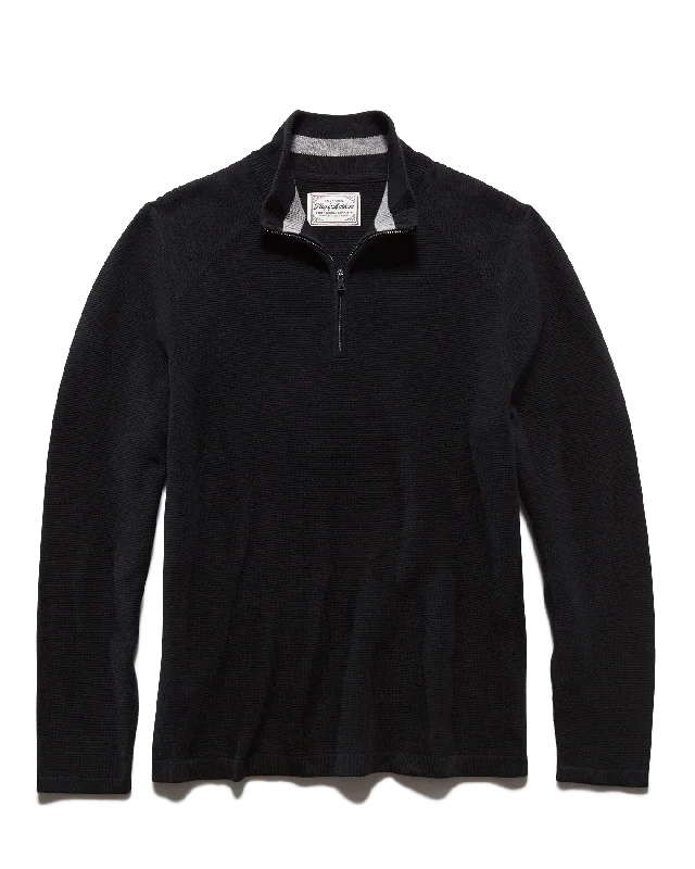 Men's soft sweater-Men's eco-friendly gym t-shirt-PARKHILL 1/4-ZIP SWEATER