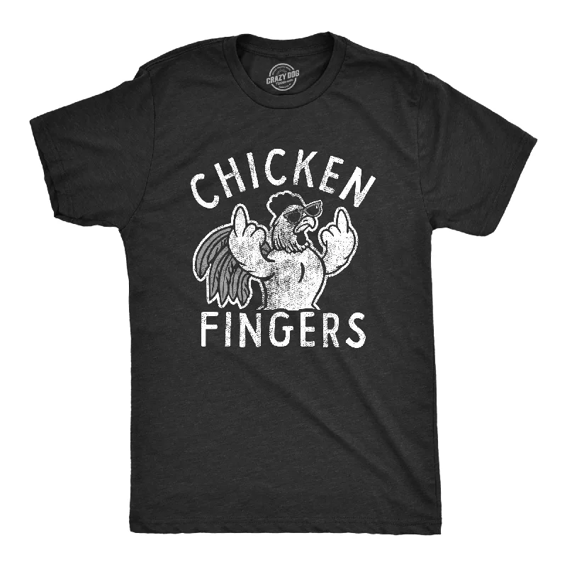 Men's premium workout t-shirt-Chicken Fingers Men's T Shirt