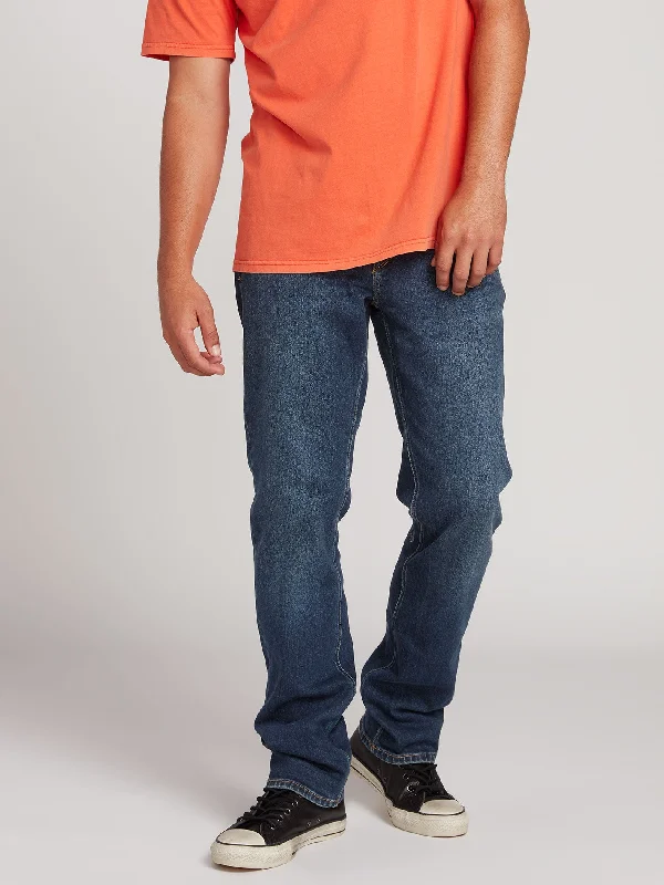 Men's versatile casual pants-Men's relaxed fit performance t-shirt-Solver Modern Fit Jeans - Medium Blue Wash