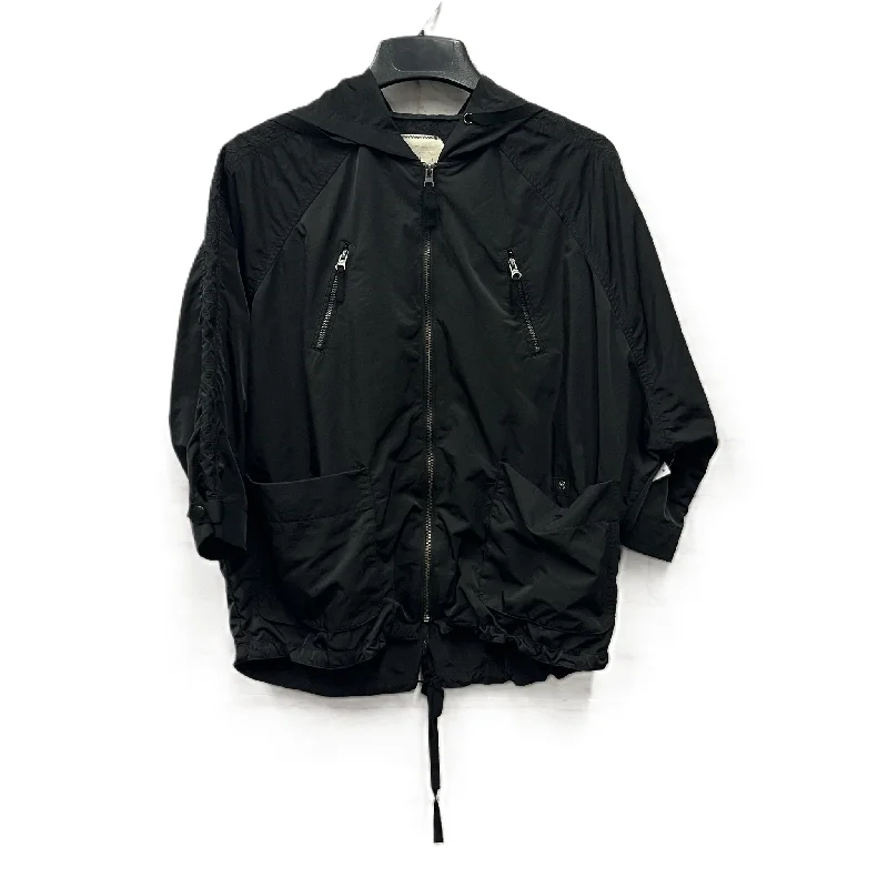 Men's oversized jacket-Men's comfortable exercise t-shirt-Jacket Other By Hei Hei In Black