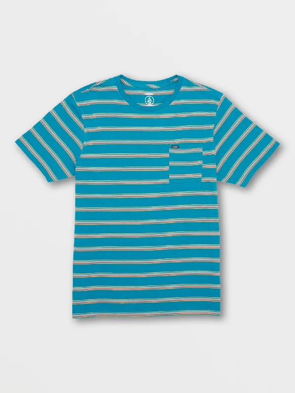 Men's summer shirt-Men's high-performance workout t-shirt-Ayers Crew Short Sleeve Shirt - Ocean Teal