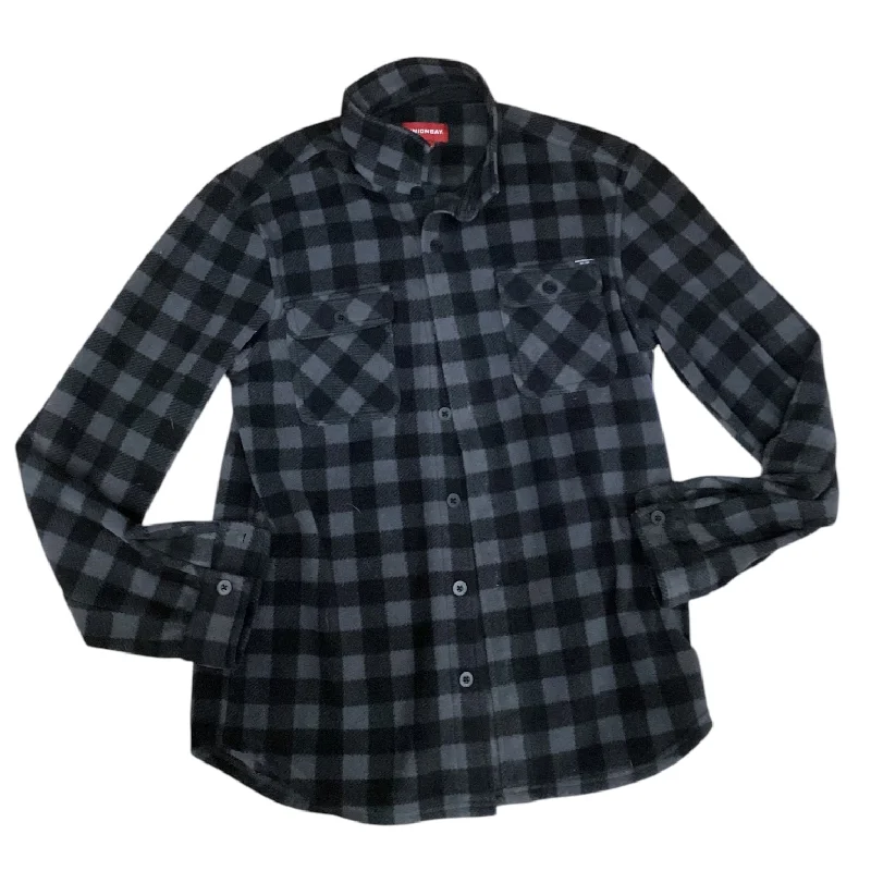 Men's double-breasted jacket-Men's premium workout t-shirt-Jacket Shirt By Union Bay In Plaid Pattern, Size: M