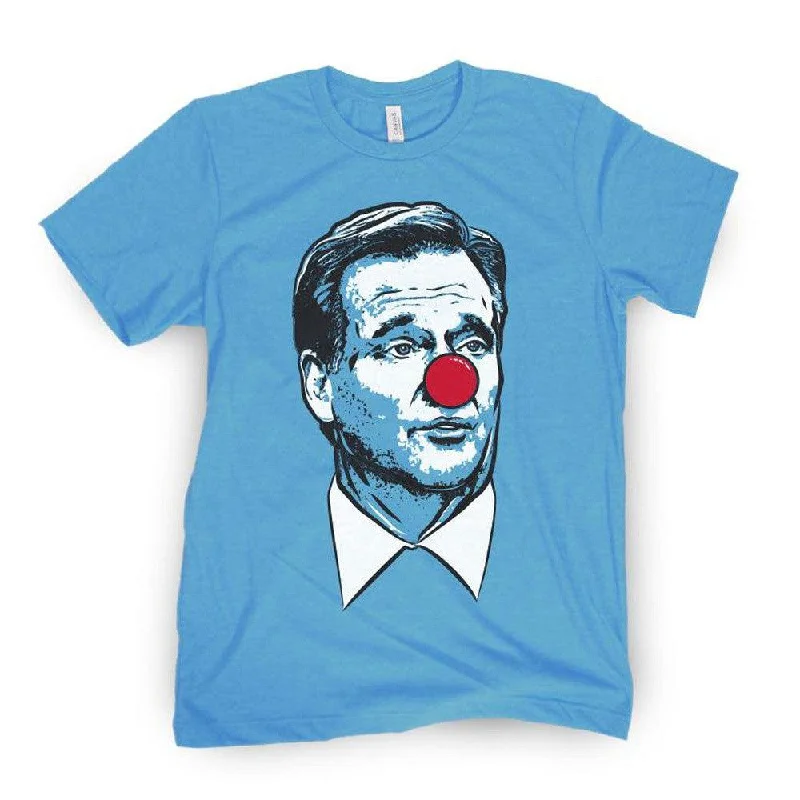 Men's sustainable athletic t-shirt-Clown Tee (Turquoise)