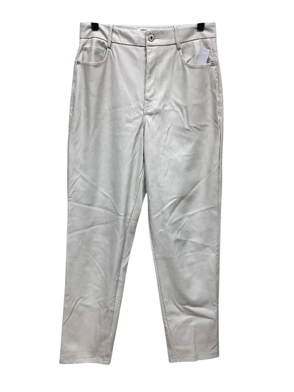 Men's linen pants-Men's gym performance t-shirt-Pants Other By Zara In Cream, Size: 6