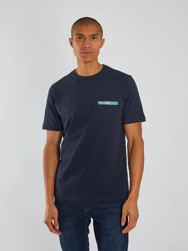 Men's relaxed fit performance t-shirt-Tommy Tee North Navy