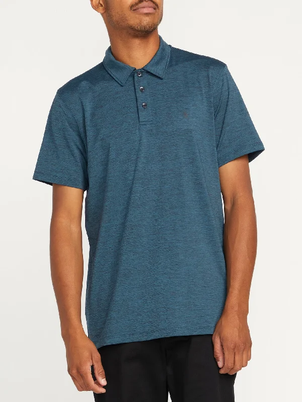 Men's recycled shirt-Men's durable sports t-shirt-Hazard Pro Polo Short Sleeve Shirt - Cruzer Blue