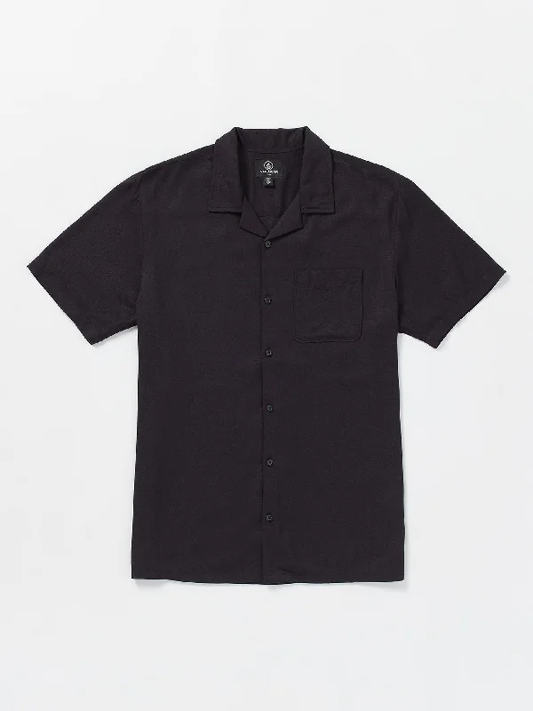 Men's chambray shirt-Men's fashion-forward activewear t-shirt-Rakstone Short Sleeve Shirt - Black