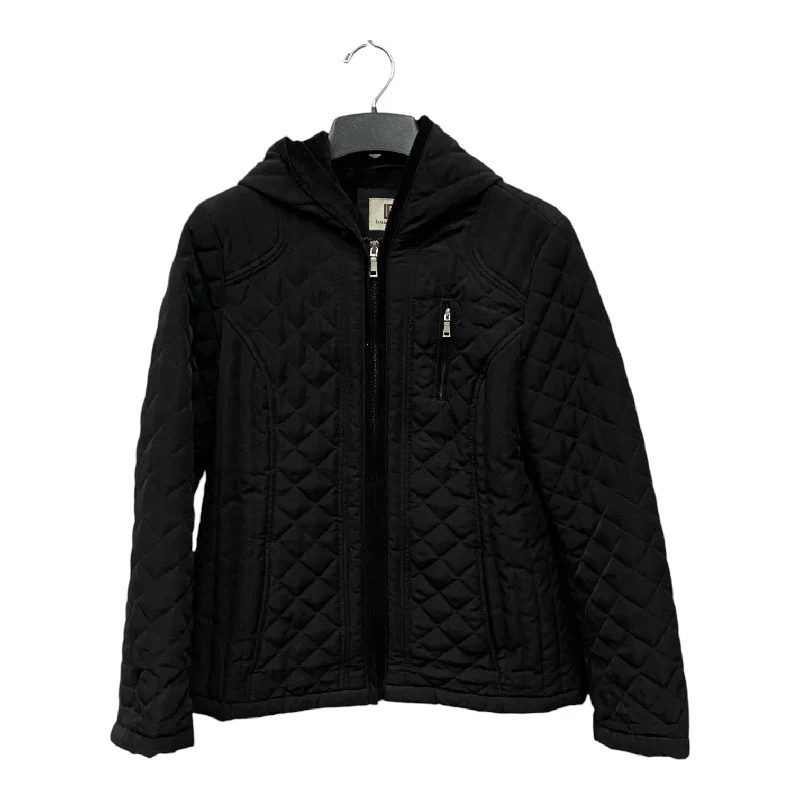 Men's athletic jacket-Men's relaxed fit performance t-shirt-Jacket Puffer & Quilted By Laundry In Black, Size:L