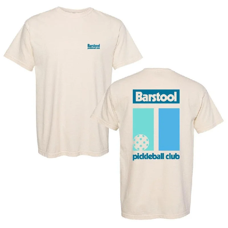 Men's ultra-breathable gym t-shirt-Barstool Pickleball Club Retro Tee