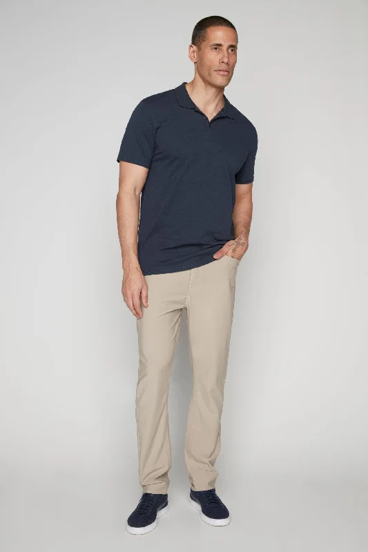 Men's ankle-length pants-Men's relaxed fit performance t-shirt-5 Pocket Slim Fit Pants - Sage