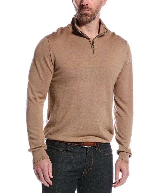 Men's high-performance sweatshirt-Men's durable sports t-shirt-Reiss Blackhall Wool Sweater