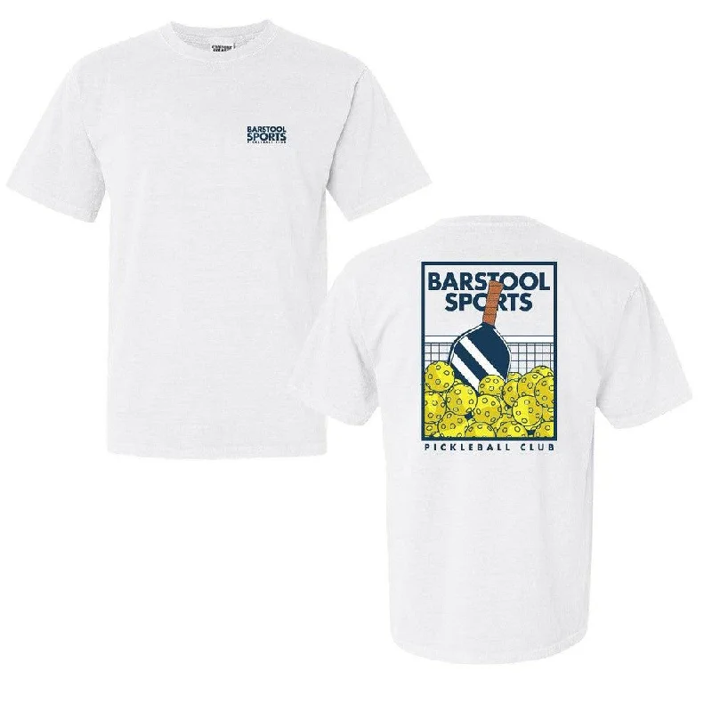 Men's active lifestyle t-shirt-Barstool Sports Pickleball Paddle Tee