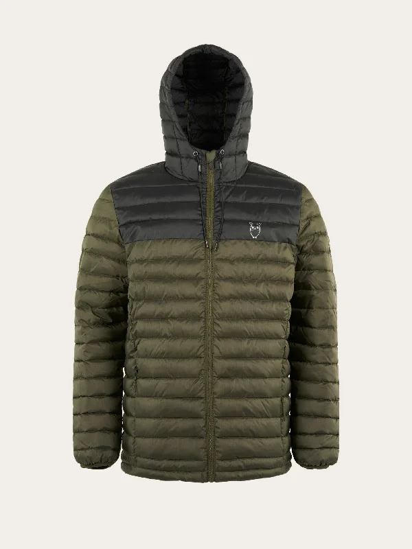 Men's alpine jacket-Men's sporty exercise t-shirt-REPREVE ™ rib stop quilted Jacket THERMO ACTIVE™ - Forrest Night