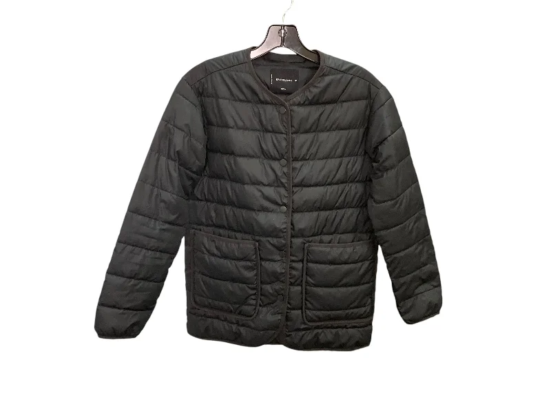 Men's double-breasted jacket-Men's summer fitness t-shirt-Jacket Puffer & Quilted By Everlane In Black, Size: Xs