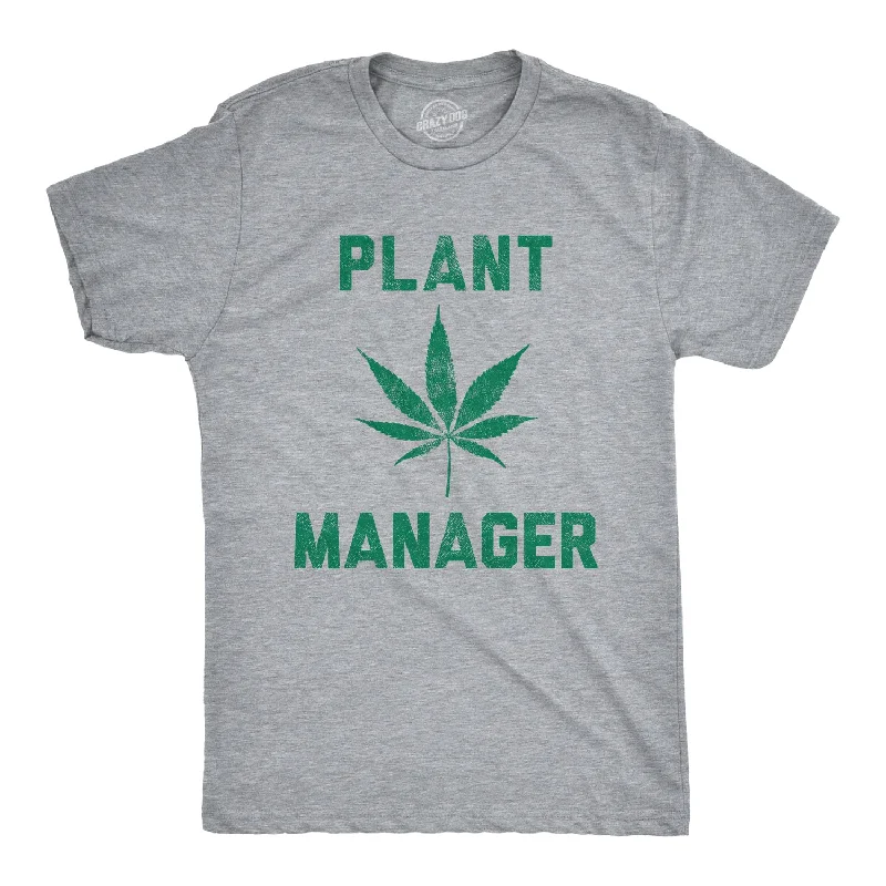 Men's summer fitness t-shirt-Plant Manager Men's T Shirt