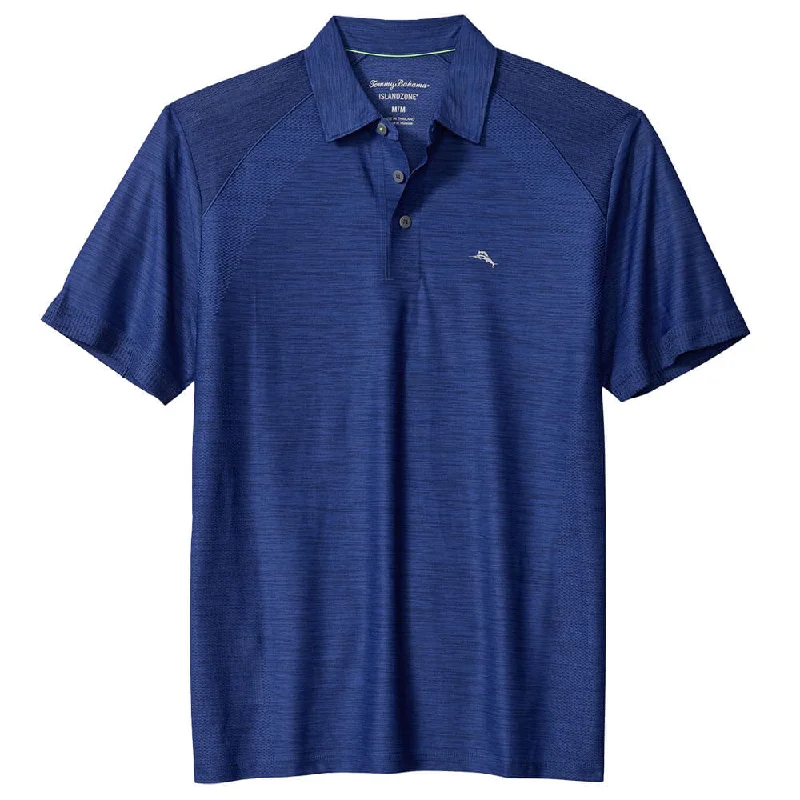 Men's versatile gym polo shirt-Men's comfortable exercise t-shirt-Tommy Bahama IslandZone Palm Coast Pro Polo Shirt - Coastline*