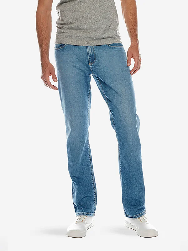 Men's camping pants-Men's summer fitness t-shirt-Straight Benson Jeans