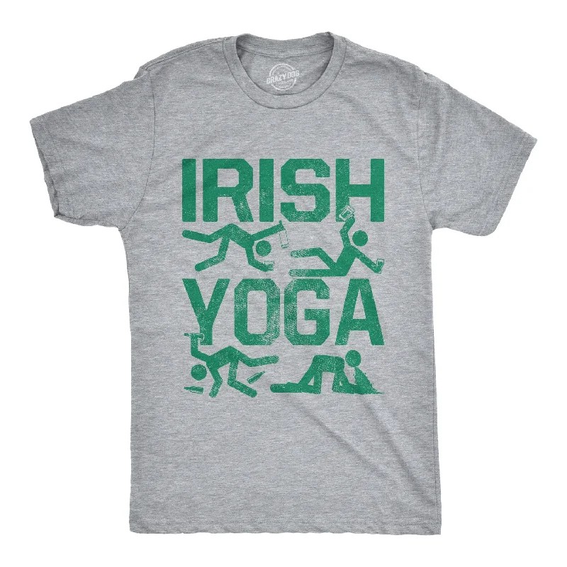 Men's performance sports t-shirt-Irish Yoga Men's T Shirt