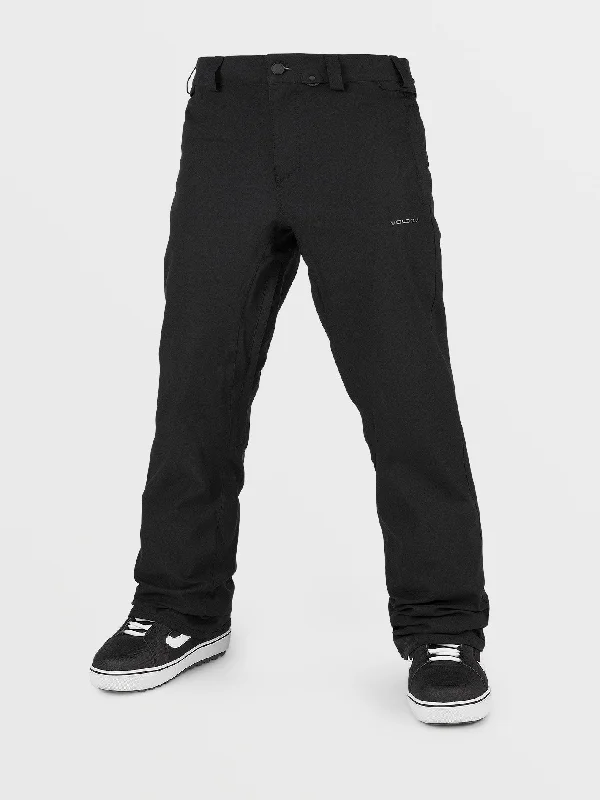 Men's insulated pants-Men's fashion-forward activewear t-shirt-Mens Freakin Snow Chino Pants - Black