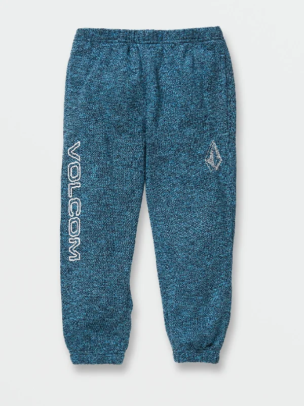 Men's high-rise pants-Men's modern fitness t-shirt-Little Boys Barstone Fleece Pants - Blue Drift